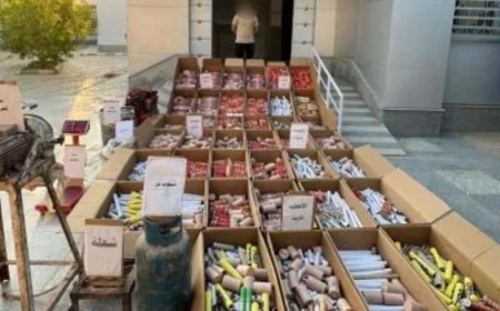 القبض على عامل بالفيوم متخصص في تصنيع الألعاب النارية وبحوزته 700 ألف قطعة مختلفة الأنواع