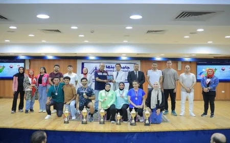 الختام المشوق للمهرجان الرياضي لجامعات الدلتا وإقليم القاهرة الكبرى