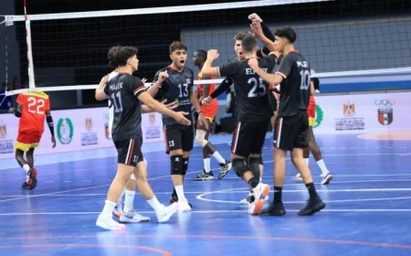 مصر والجزائر يتنافسان في 4 مباريات مثيرة ببطولة إفريقيا لشباب الطائرة في القاهرة