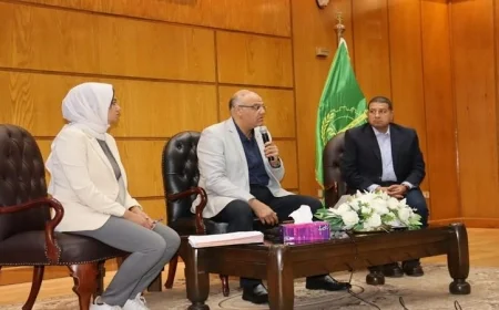 محافظ القليوبية يستعرض خطة التنمية وأبرز المشروعات الحالية في المحافظة