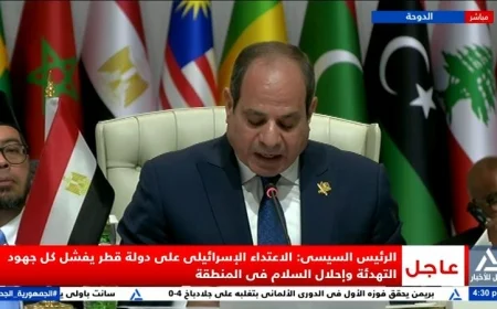 السيسي يؤكد: سلوك إسرائيل يزعزع الاستقرار الإقليمي وغير مقبول