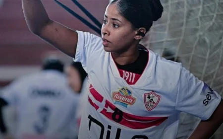 إصابة مريم عمر نجمة يد سيدات الزمالك بجلطة في المعدة تثير القلق