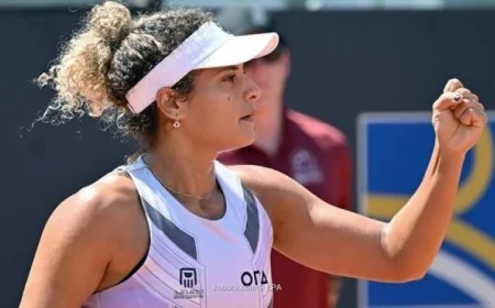 تأهل مثير لميار شريف في بطولة تولينتينو الإيطالية المفتوحة للتنس نحو الدور الثاني