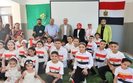محافظ المنيا يطلق مشروع الصيانة الشاملة في مدرسة التجريبية 2