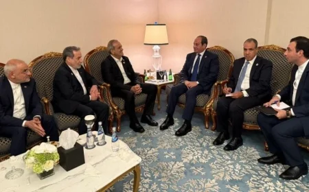 الرئيس السيسي والرئيس الإيراني يؤكدان رفضهما القاطع لتهجير الفلسطينيين من أرضهم