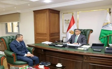 محافظ الجيزة يلتقي بمدير العمل الجديد ويعزز دعمه لتحسين خدمات المواطنين
