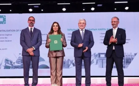 وزيرة التنمية المحلية تفوز بجائزة الآغا خان لإحياء إسنا التاريخية