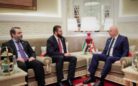 بحث تعزيز العلاقات بين لبنان وسوريا وسبل تطويرها في لقاء الرئيسين اللبناني والسوري