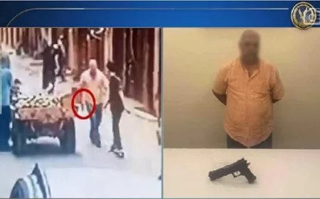 القبض على متهم بتهمة الاعتداء على جاره وابنه في الجيزة