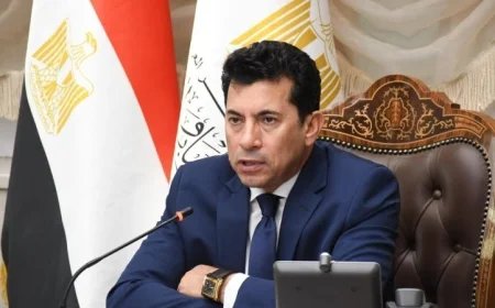 وزير الشباب والرياضة يجتمع مع المشاركين في المعسكر الثاني لأندية شباب بريكس لتعزيز التعاون الشبابي