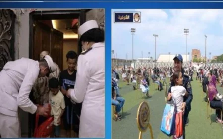 وزارة الداخلية توزع حقائب مدرسية لدعم الأطفال الأكثر احتياجًا بمبادرة كلنا واحد