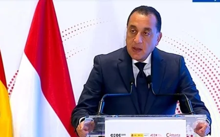 مدبولي يدعو لزيادة التعاون بين مجتمع الأعمال في مصر وإسبانيا