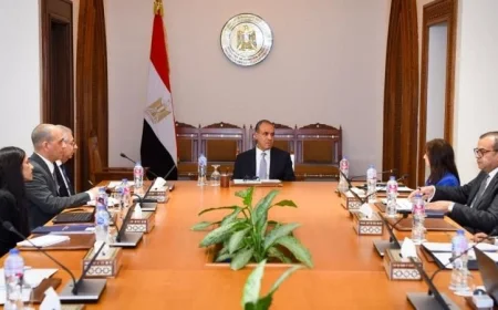 لقاء وزير الخارجية مع قيادات وأعضاء الوكالة المصرية للشراكة من أجل التنمية لتعزيز التعاون والتنمية المستدامة