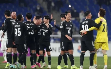 أولسان هيونداي يحقق انتصارًا مثيرًا على تشينجدو في دوري أبطال آسيا 2