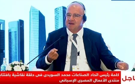 السويدي يعلن عن خطة طموحة لإنشاء 1000 مدرسة ثانوية صناعية بجودة عالمية لتأهيل 150 ألف فني محترف