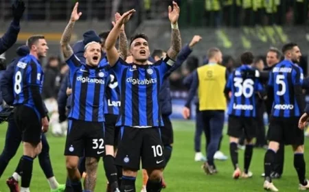 فوز مثير لإنتر ميلان على أياكس في دوري أبطال أوروبا