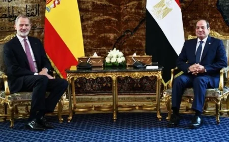 نص كلمة السيسي في اجتماعه مع الملك فيليبي السادس ملك إسبانيا