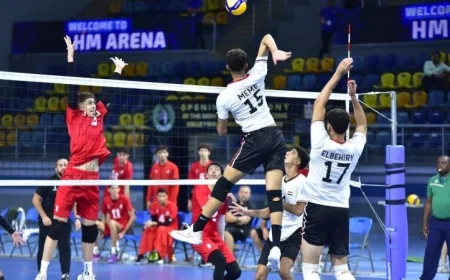 مصر تسعى لتحقيق الفوز أمام رواندا في ربع نهائي بطولة إفريقيا لشباب الكرة الطائرة اليوم