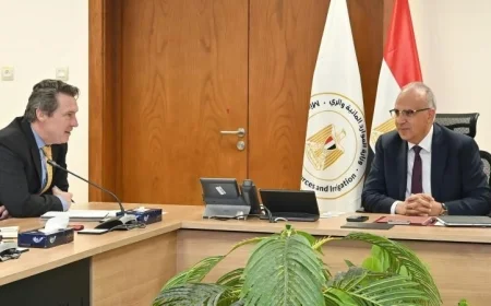 وزير الري وممثلة بنك التنمية الأوروبي يناقشان تعزيز التعاون في إدارة المياه