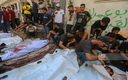 استشهاد 45 فلسطينيا بينهم 23 من غزة في قصف إسرائيلي مستمر