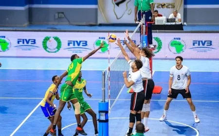 تأهل مثير لشباب الفراعنة لنصف نهائي إفريقيا للطائرة بعد انتصارهم على رواندا