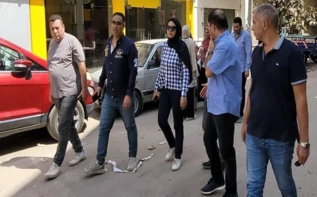 نائب محافظ القليوبية تتابع تقدم رصف وتطوير الطرق في بنها