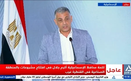 محافظ الاسماعيلية: اكتشف كيف تصبح المنطقة الاقتصادية مركز جذب للاستثمارات الأجنبية