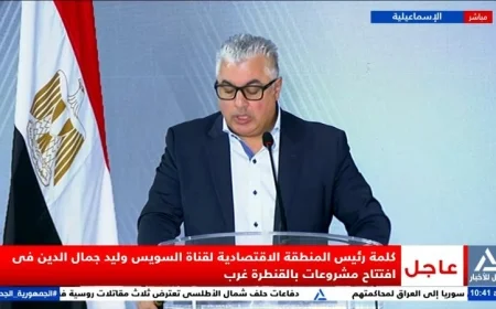 فرص عمل لأبناء محافظات قناة السويس في منطقة القنطرة غرب كما يكشف وليد جمال الدين