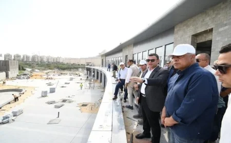 وزير الإسكان يتابع تقدم مشروع حدائق تلال الفسطاط في مصر القديمة بالقاهرة
