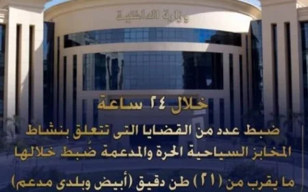 ضبط 21 طن دقيق مدعم في حملات تموينية خلال يوم واحد