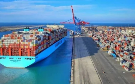 نشاط ملحوظ في ميناء دمياط تداول 23 سفينة حاويات وبضائع عامة