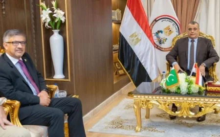 تعزيز التعاون بين وزير الدولة للإنتاج الحربي وسفير باكستان في القاهرة