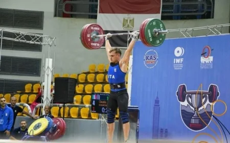 منافسات كأس البحر الأبيض المتوسط لرفع الأثقال تتواصل بحماس في استاد القاهرة الدولي