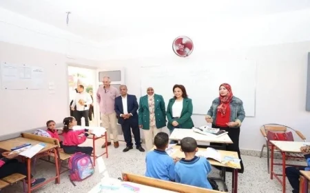 انطلاق العام الدراسي الجديد في الغردقة بحضور نائب محافظ البحر الأحمر