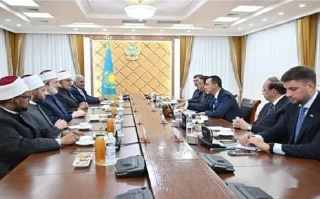 دار الإفتاء برئاسة عياد تدعو للتعاون مع المؤسسات الدينية في كازاخستان