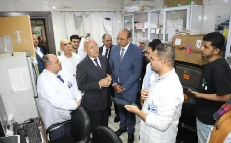 محافظ القاهرة يفتتح معهد جديد للتمريض بنين في مستشفى روض الفرج العام