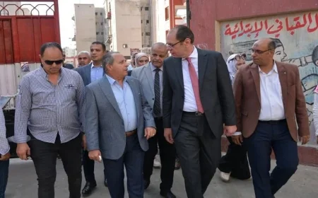 محافظ بورسعيد يؤكد أهمية متابعة الغياب وعقد اجتماعات شهرية لمجلس الآباء لتحسين الأداء التعليمي