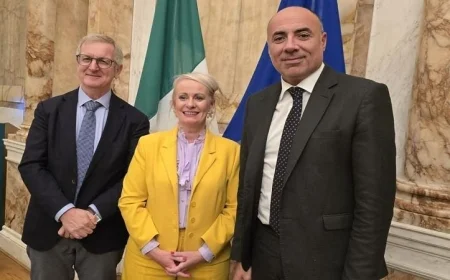 استعراض الفرص الاستثمارية الواعدة في مصر من قبل سفيرنا في دبلن