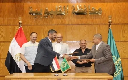 القليوبية تعزز التنمية السياحية بتوقيع مذكرة تفاهم لتطوير كورنيش النيل ببنها
