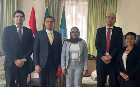 السفير المصري الجديد في أديس أبابا يقدم أوراق اعتماده لتعزيز العلاقات مع إثيوبيا