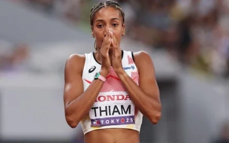 انسحاب نافيساتو تيام يثير الجدل في بطولة العالم بسبب مسابقة السباعية في الوثب الطويل