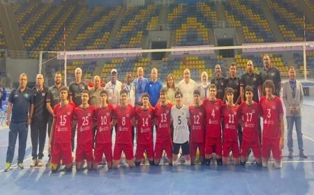 منتخب شباب الطائرة يواجه الكاميرون اليوم في نهائي البطولة الإفريقية المثيرة