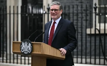 ستارمر يؤكد التزام لندن وواشنطن بإنهاء أزمة الشرق الأوسط ودعم أوكرانيا