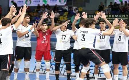 منتخب مصر لشباب الطائرة يحقق انتصاراً عظيماً بالفوز ببطولة إفريقيا على حساب الكاميرون