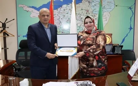 تكريم المتميزين في إدارات التسويق والإنتاج بشركة مياه الفيوم