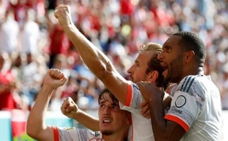 هاري كين يساهم في انتصار بايرن ميونخ الساحق على هوفنهايم 4-1 بالدوري الألماني