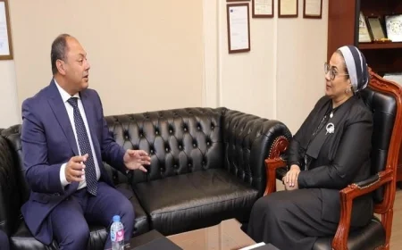 رئيس هيئة تنمية الصعيد يبحث سبل تعزيز التعاون مع رئيسة المجلس القومي للمرأة