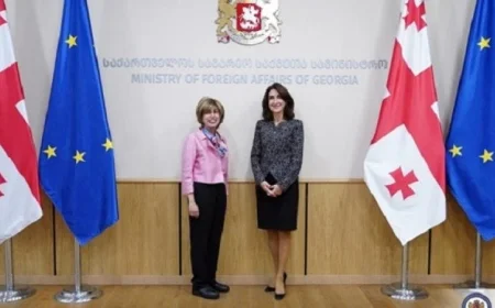 وزيرة خارجية جورجيا تشيد بتعميق علاقات الصداقة والتعاون مع مصر