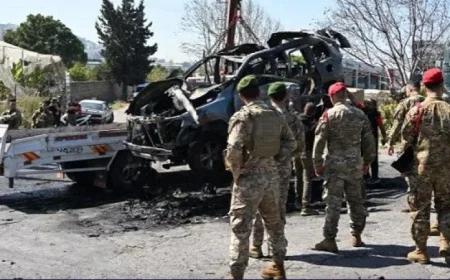 غارة إسرائيلية في تبنين جنوب لبنان تسفر عن مقتل شخص وإصابة 3 آخرين