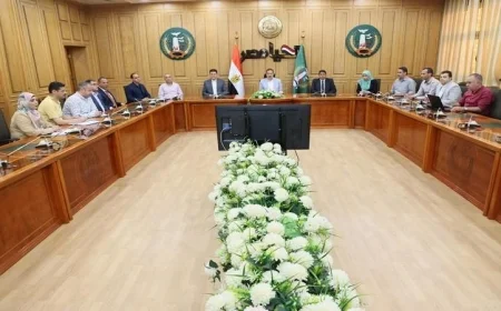 محافظ المنوفية يبحث تعزيز التعاون مع شركة رائدة في المعالجة والتخلص الآمن من المخلفات